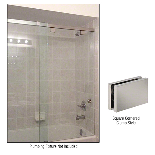 Square Soft Sliding Shower Door System, Basco Infinity Sliding Shower Door